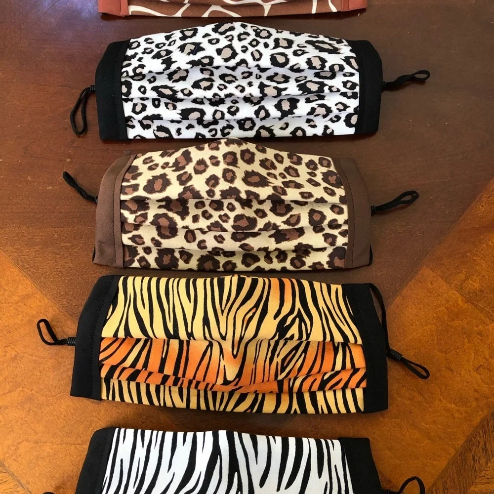 ANIMAL PRINT 100% Cotton Face Mask O/S